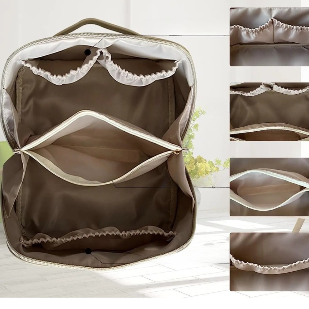 Geanta Organizare Cosmetice, Multiple Compartimente, pentru Calatorii