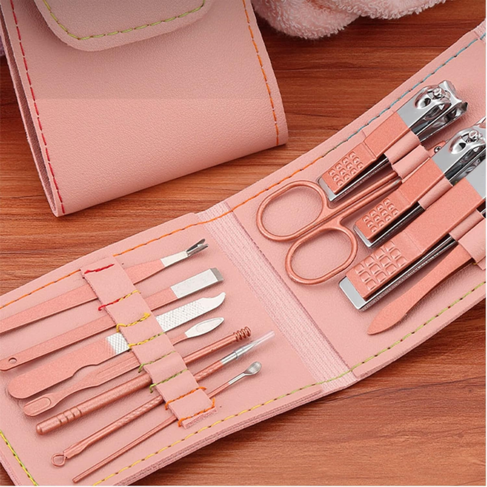 Set 16 Piese Manichiura, Pedichiura, Accesorii Pensat, pentru Cosmetica