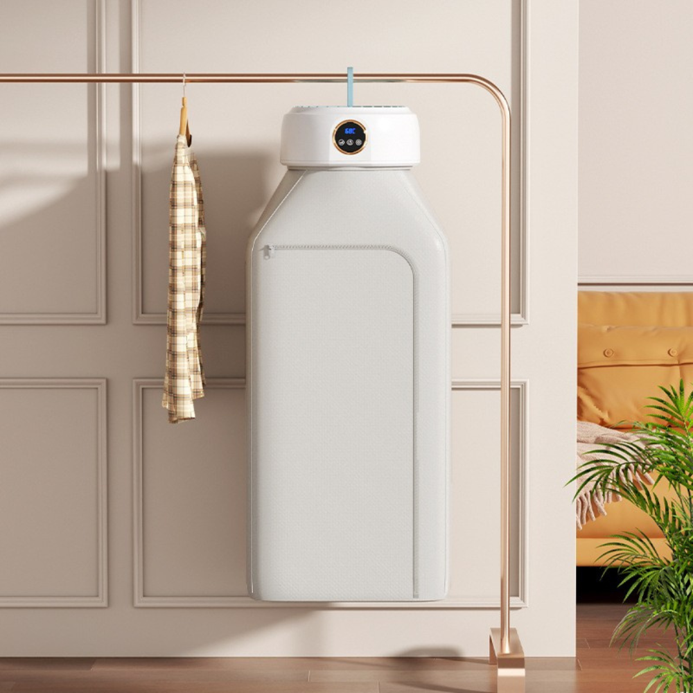 Uscator de Rufe Portabil, Afisaj Digital, Temporizator, 8-10 Articole, Silentios