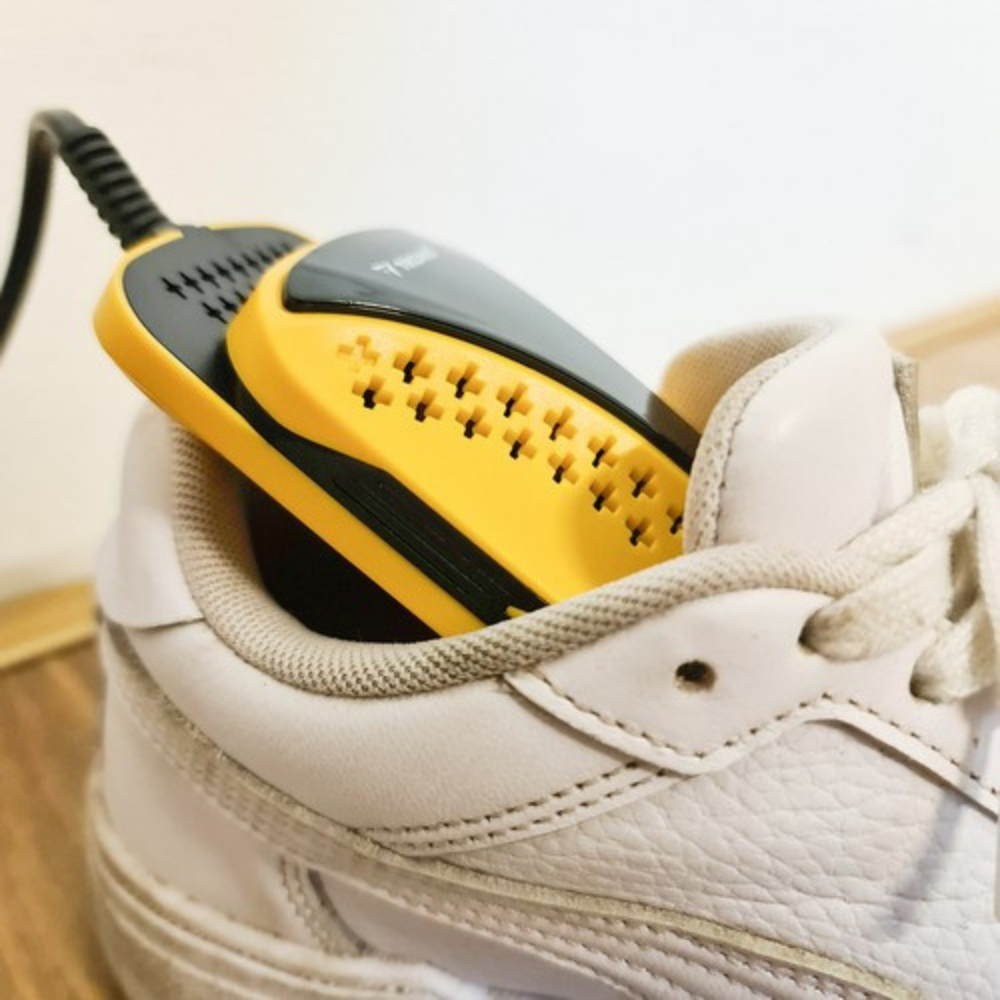 Electric Shoe Dryer, 3 Programs, Portable, Fast Drying, Yellow