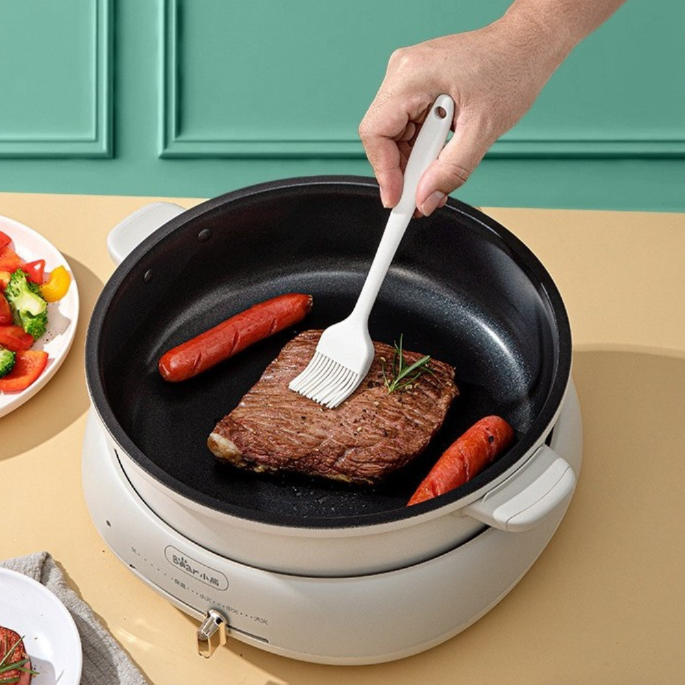 Set 5 Ustensile Bucatarie, Silicon, Anti-Zgarieturi, Termorezistent