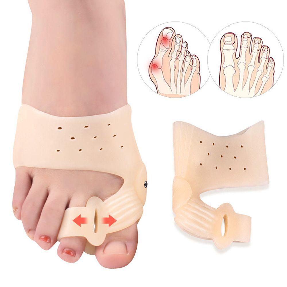 Set of 2 Finger Correctors, Reduces Inflammation, Suitable for Mounts, Universal Size, Silicone, Skin Color