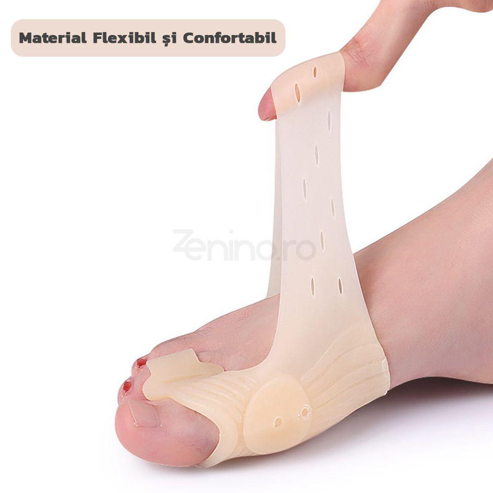 Set of 2 Finger Correctors, Reduces Inflammation, Suitable for Mounts, Universal Size, Silicone, Skin Color