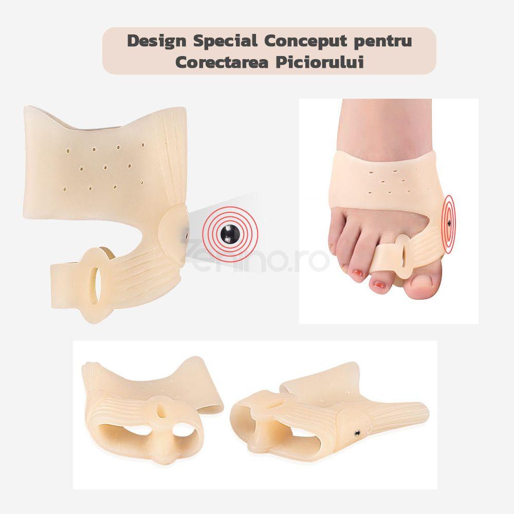 Set of 2 Finger Correctors, Reduces Inflammation, Suitable for Mounts, Universal Size, Silicone, Skin Color