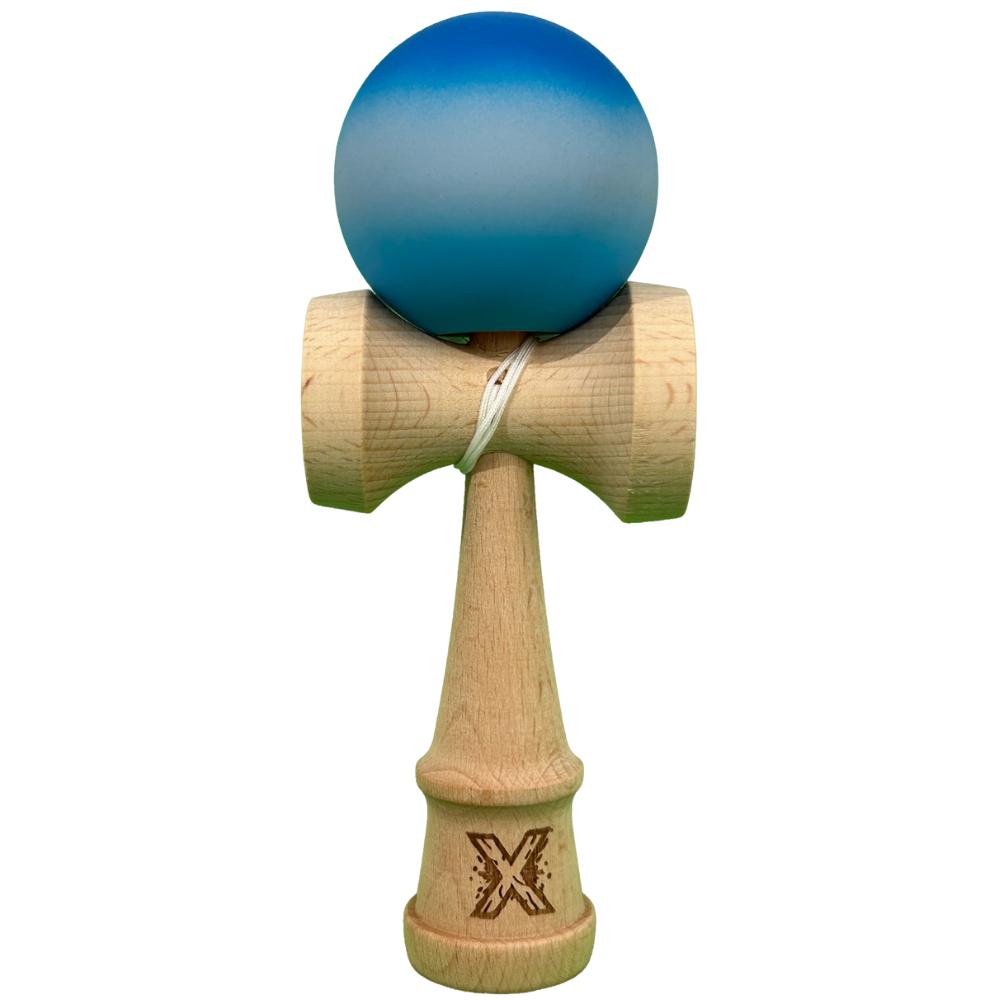 Kendama X Original, 18cm, Strat Cauciucat, Lemn, Copii si Adulti, Joc Interactiv