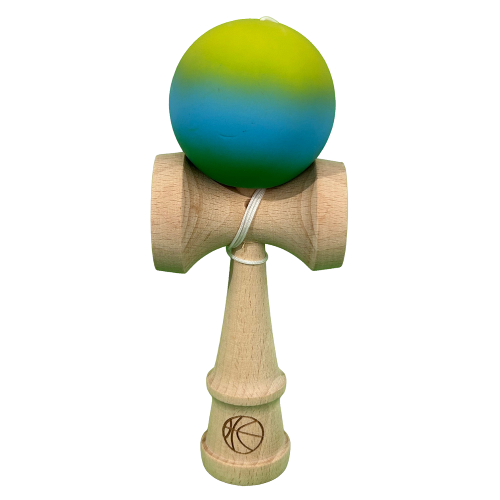 Kendama X Original, 18cm, Strat Cauciucat, Lemn, Copii si Adulti, Joc Interactiv