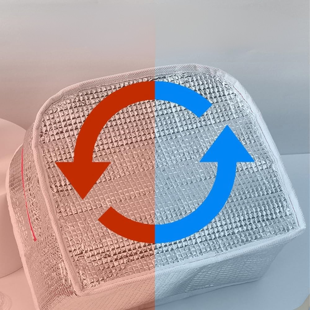 Thermal Lunch Bag, 22x14x19cm, Waterproof, Side Pocket