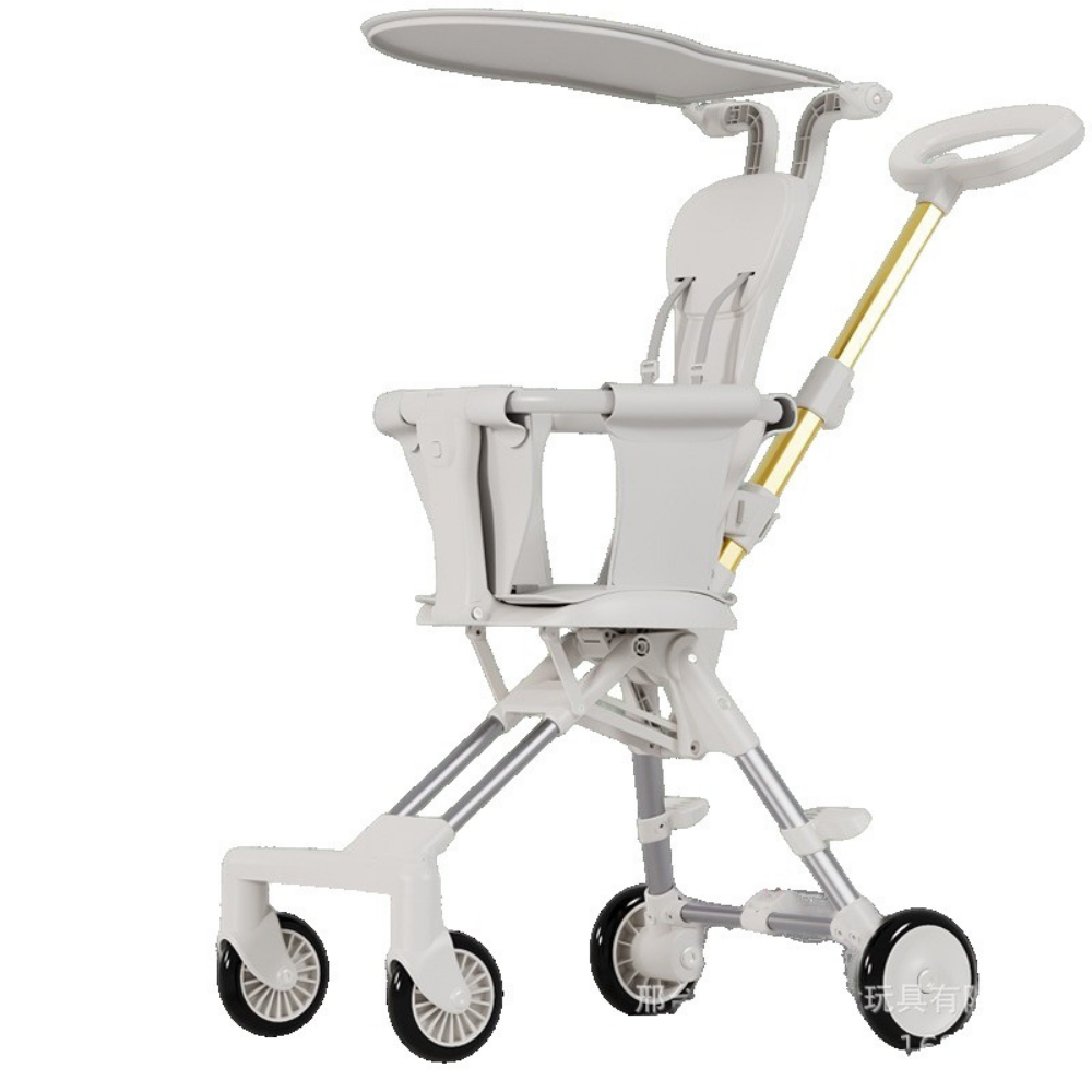 Carucior de Copii Pliabil, Model Reversibil, Parasolar, 1-3 Ani