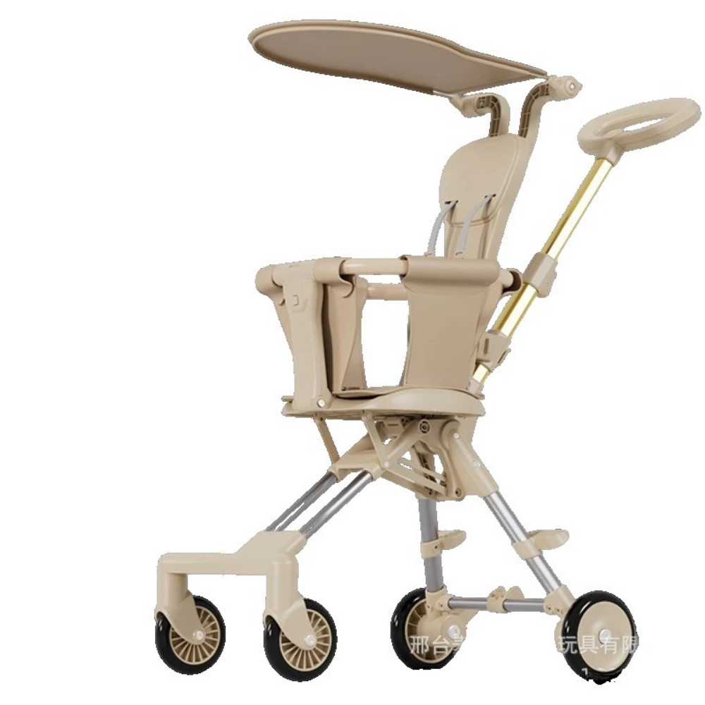 Carucior de Copii Pliabil, Model Reversibil, Parasolar, 1-3 Ani