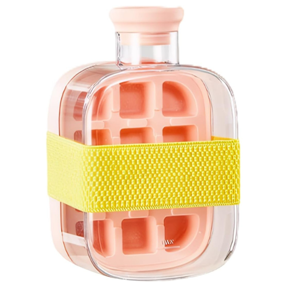 Forma de Gheata 2in1, Tip Sticla cu Pai, 12 Cuburi, 500ml