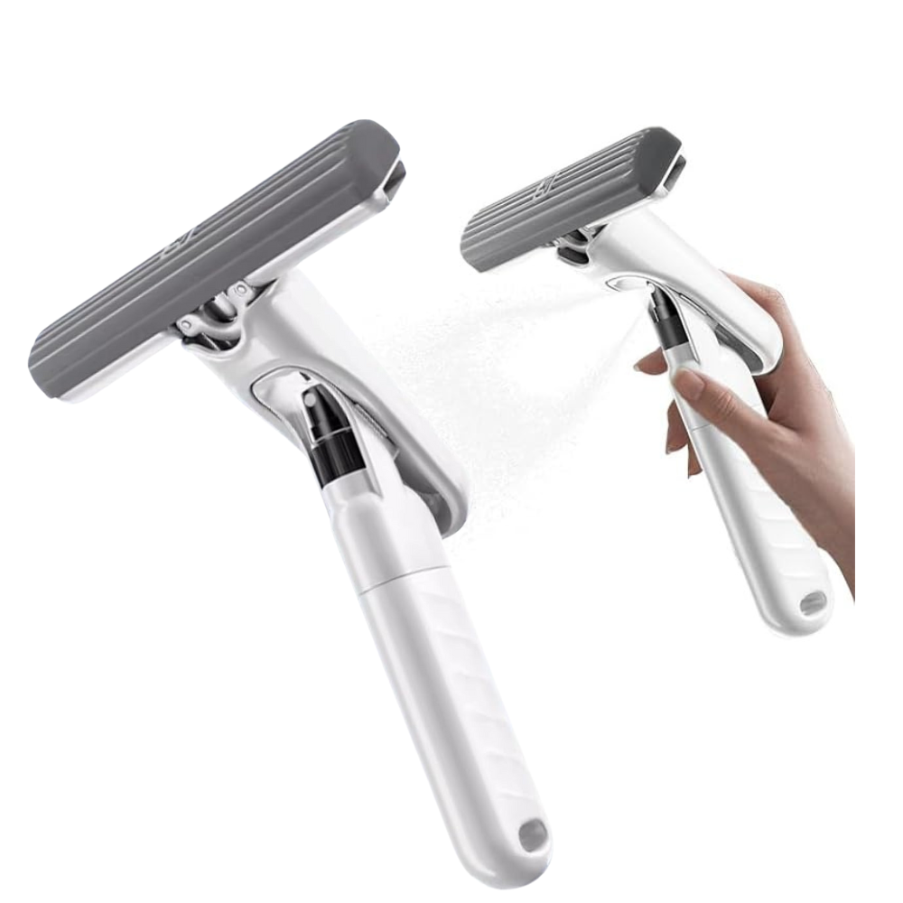 Mini Mop Portabil, Pulverizator Inclus, Sistem de Stoarecere, Burete Absorbant