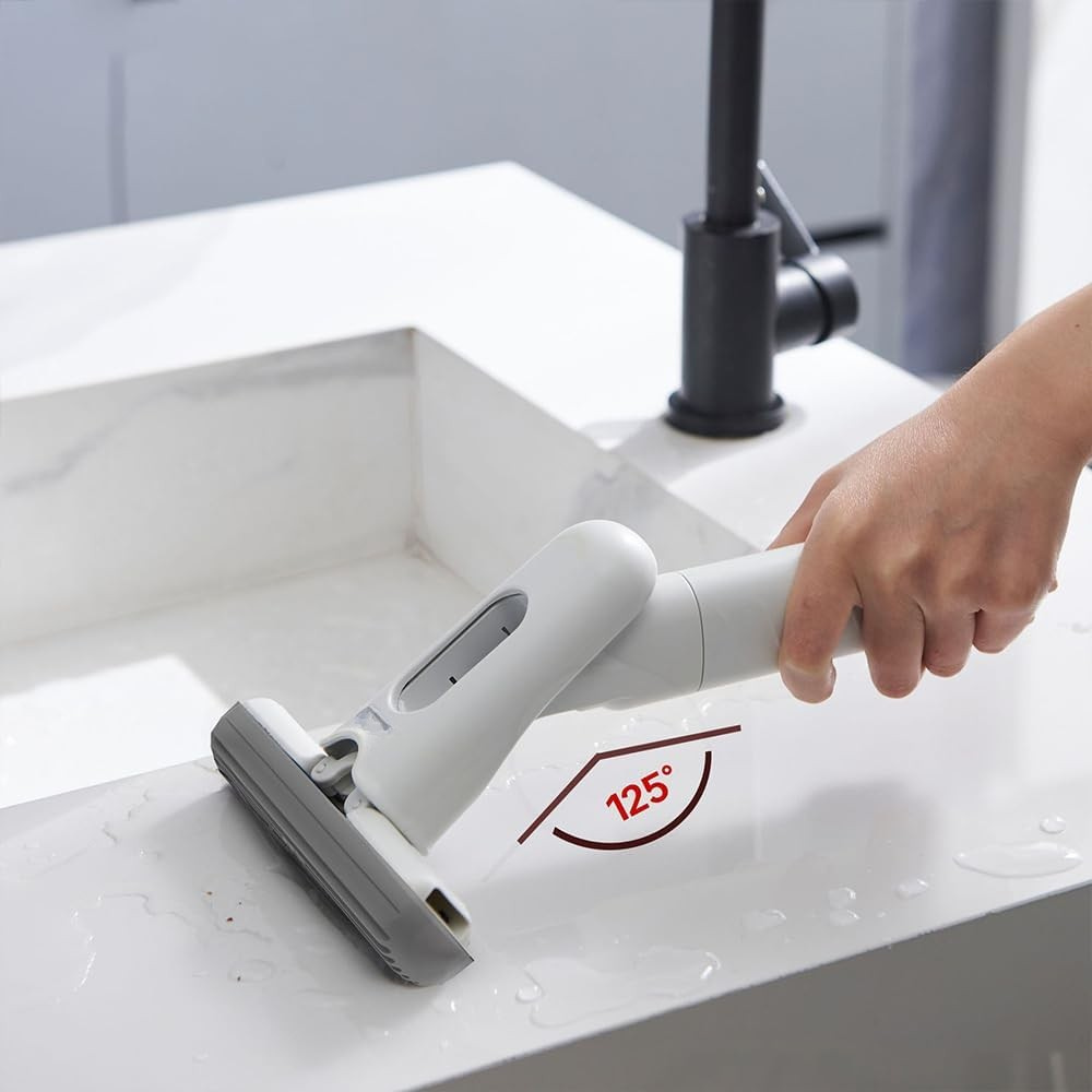 Mini Mop Portabil, Pulverizator Inclus, Sistem de Stoarecere, Burete Absorbant