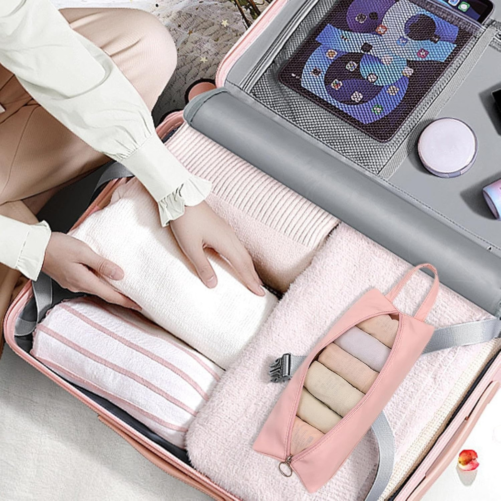 Чанта за съхранение на бельо, за пътуване, водоустойчива, 10x20x3 см