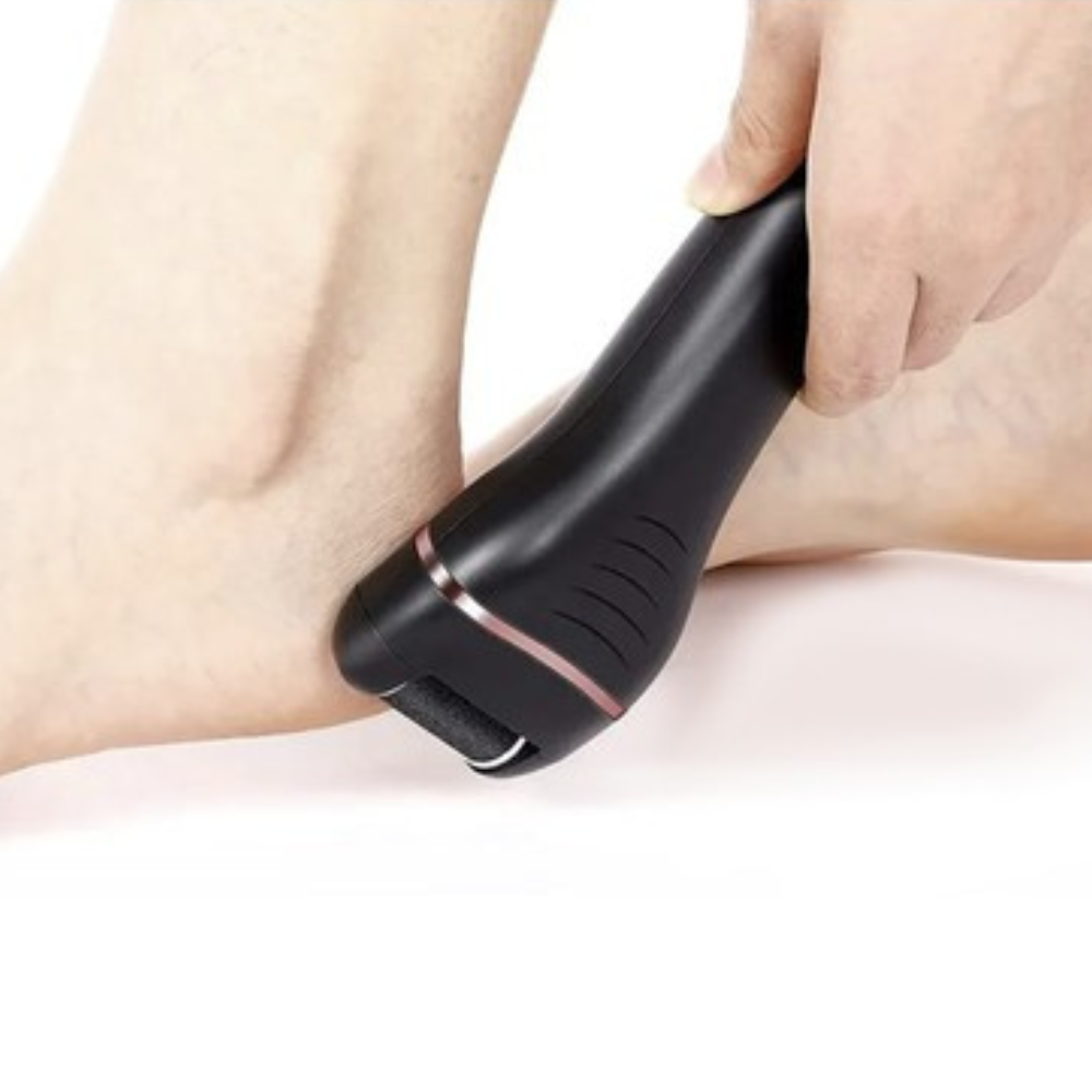 Pila Electrica pentru Calcaie, 6 Capete Abrazive, 2 Trepte de Viteza, Display LED