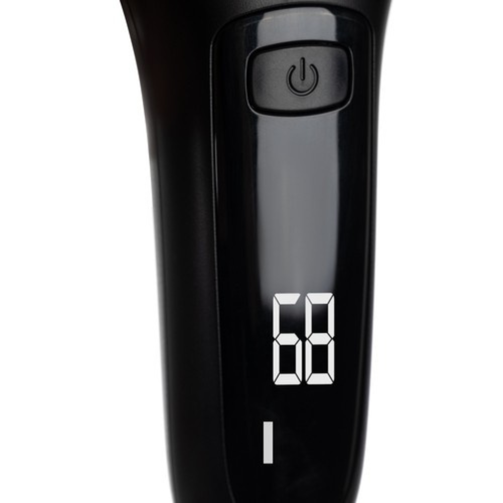 Pila Electrica pentru Calcaie, 6 Capete Abrazive, 2 Trepte de Viteza, Display LED