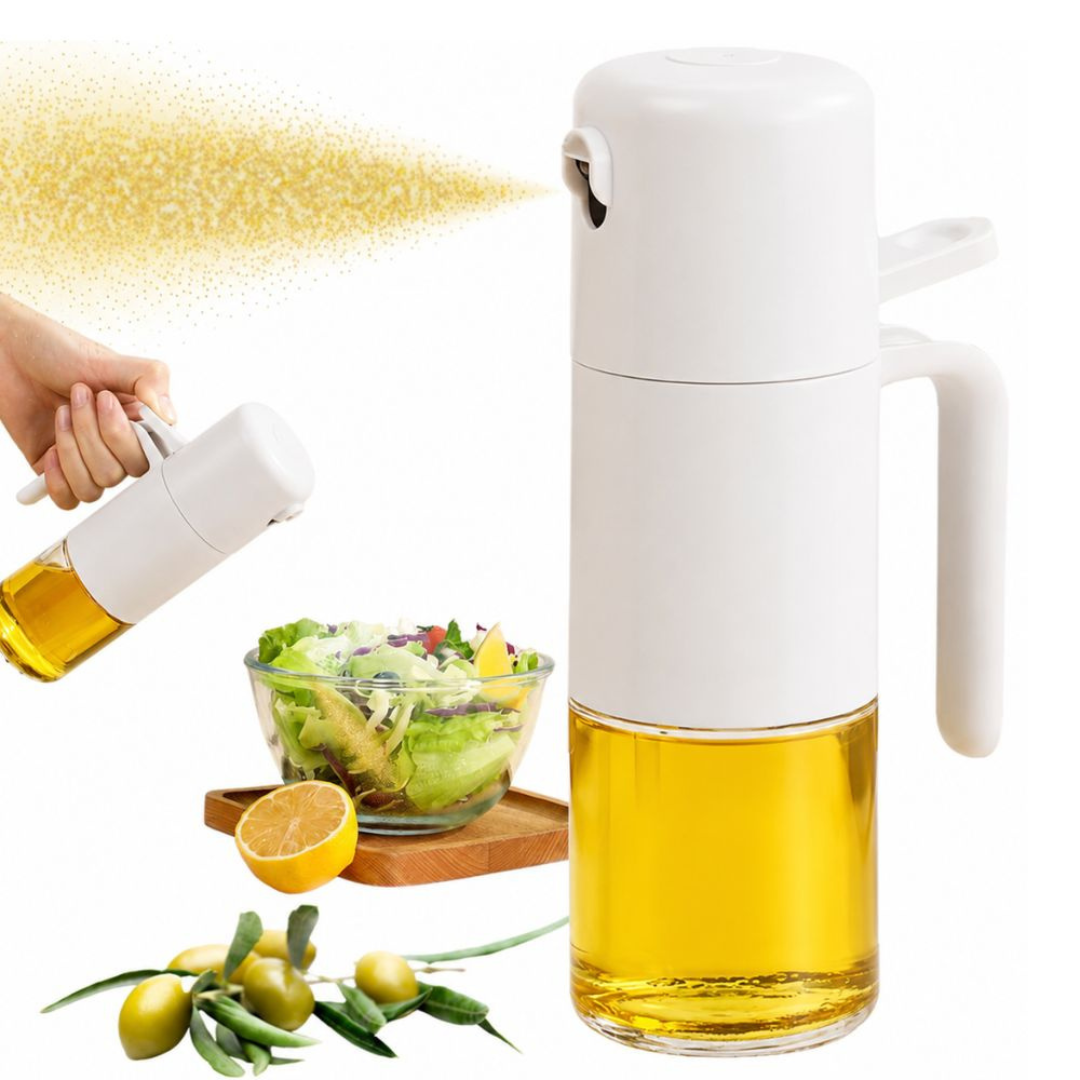 Pulverizator Ulei, Otet, 210ml, Distribuire Uniforma, din Sticla, Maner Ergonomic