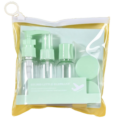 Set 5 Recipiente Calatorie, 40ml, Organizare Produse, pentru Avion, din Plastic