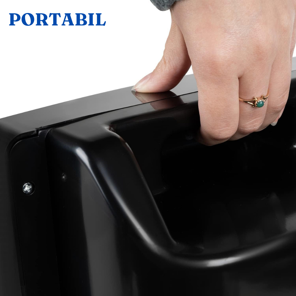 2in1 Dehumidifier, Purification Function, Coverage 30sqm, 1500ml Tank, 90W, Black