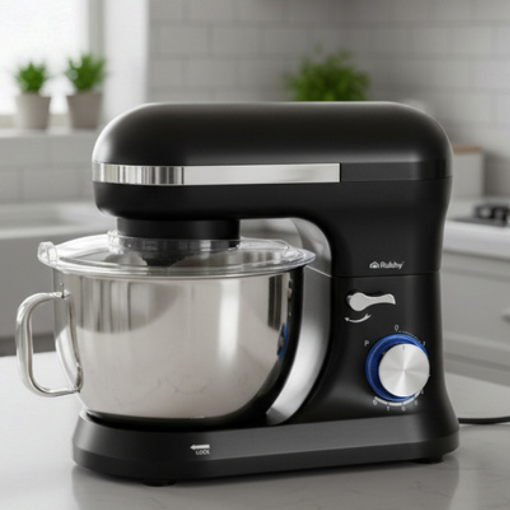 Robot de Bucatarie, 1000W, 8 Trepte Viteza, Bol 4.5L, Amestecare Planetara, Accesorii