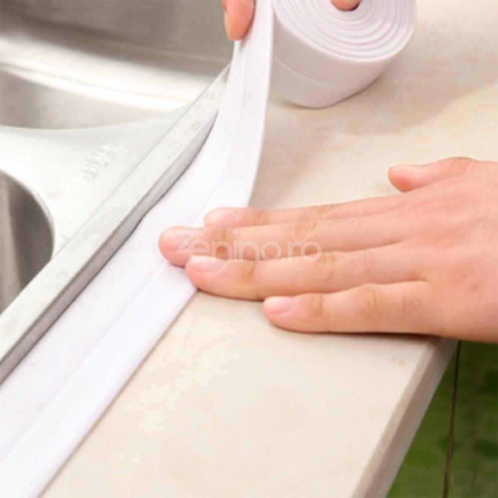 Adhesive Tape, for Sealing, Waterproof, Prevents Mold, Width 2.2cm, White