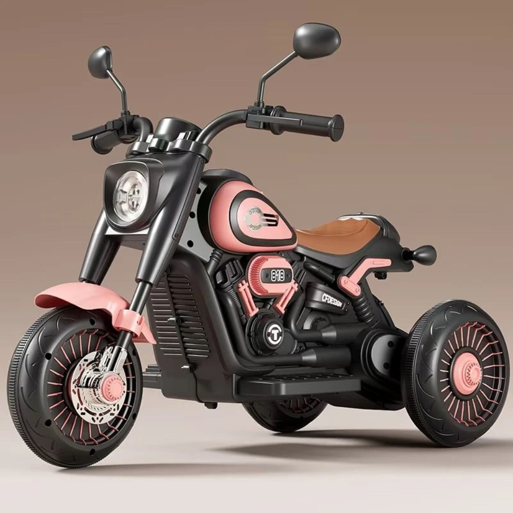 Electric Tricycle for Children, 6V Battery, Anti-Tipper System, Lights and Music, +5 Years