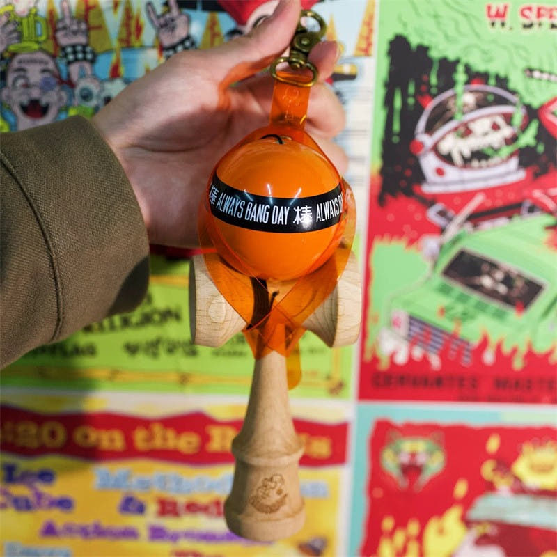 Husa Breloc Kendama, Piele Ecologica, Catarama cu Agatare