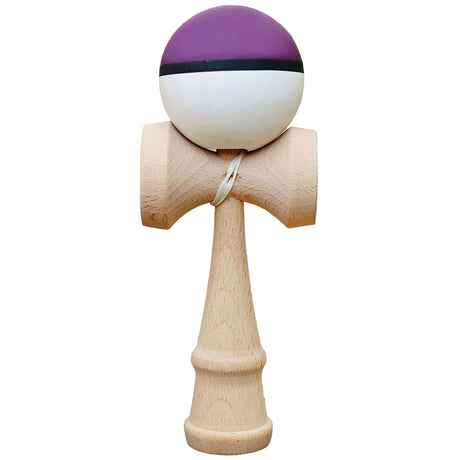 Kendama Original Profesional, Model Multicolor, 18cm, din Lemn, Joc Interactiv, Copii si Adulti