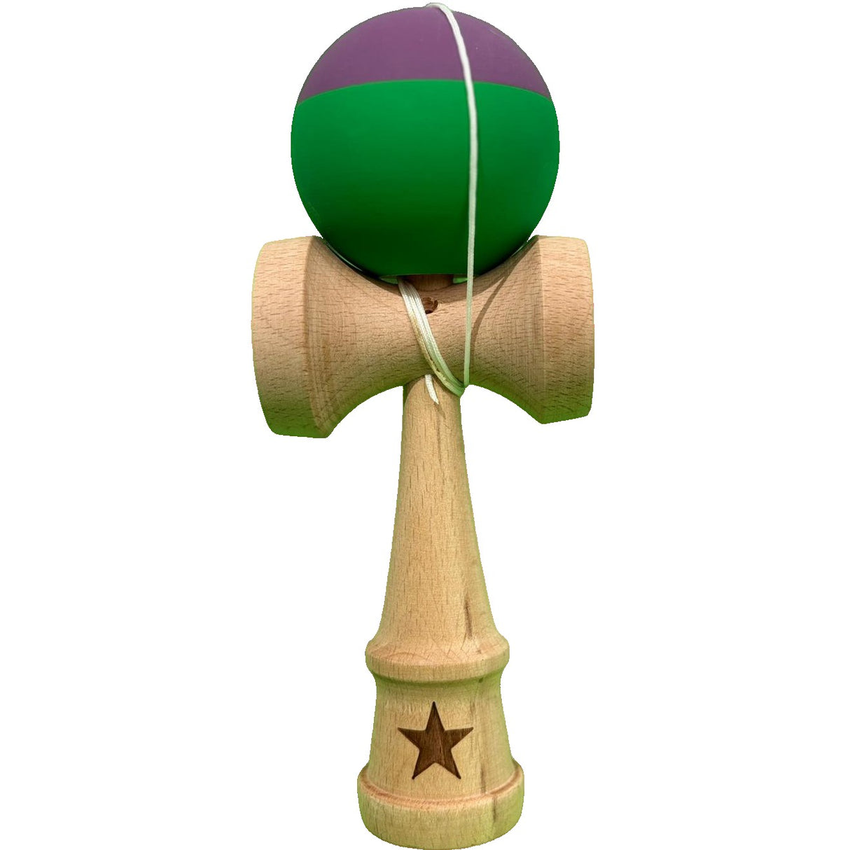 Kendama X Original, 18cm, Strat Cauciucat, Lemn, Copii si Adulti, Joc Interactiv