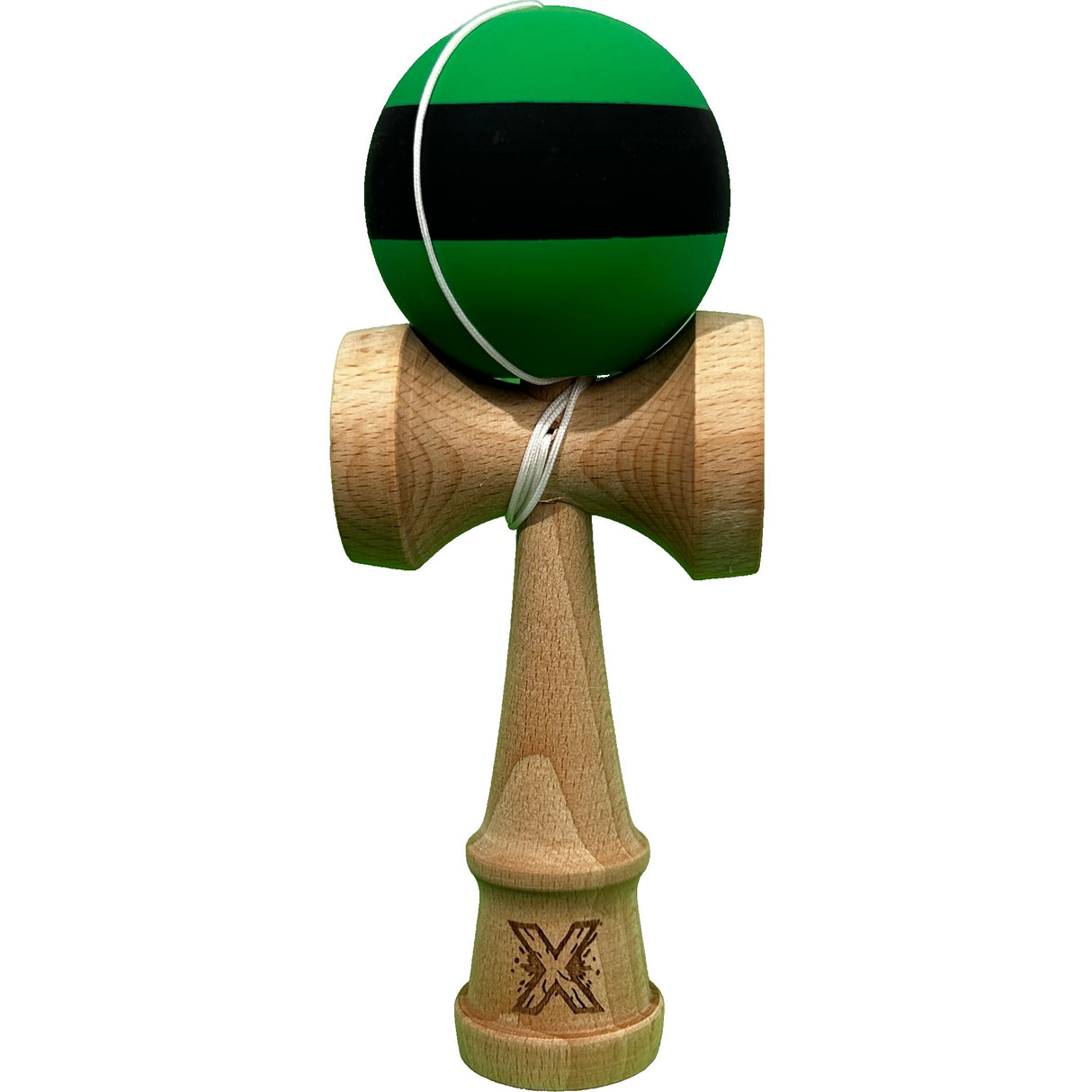 Kendama X Original, 18cm, Strat Cauciucat, Lemn, Copii si Adulti, Joc Interactiv