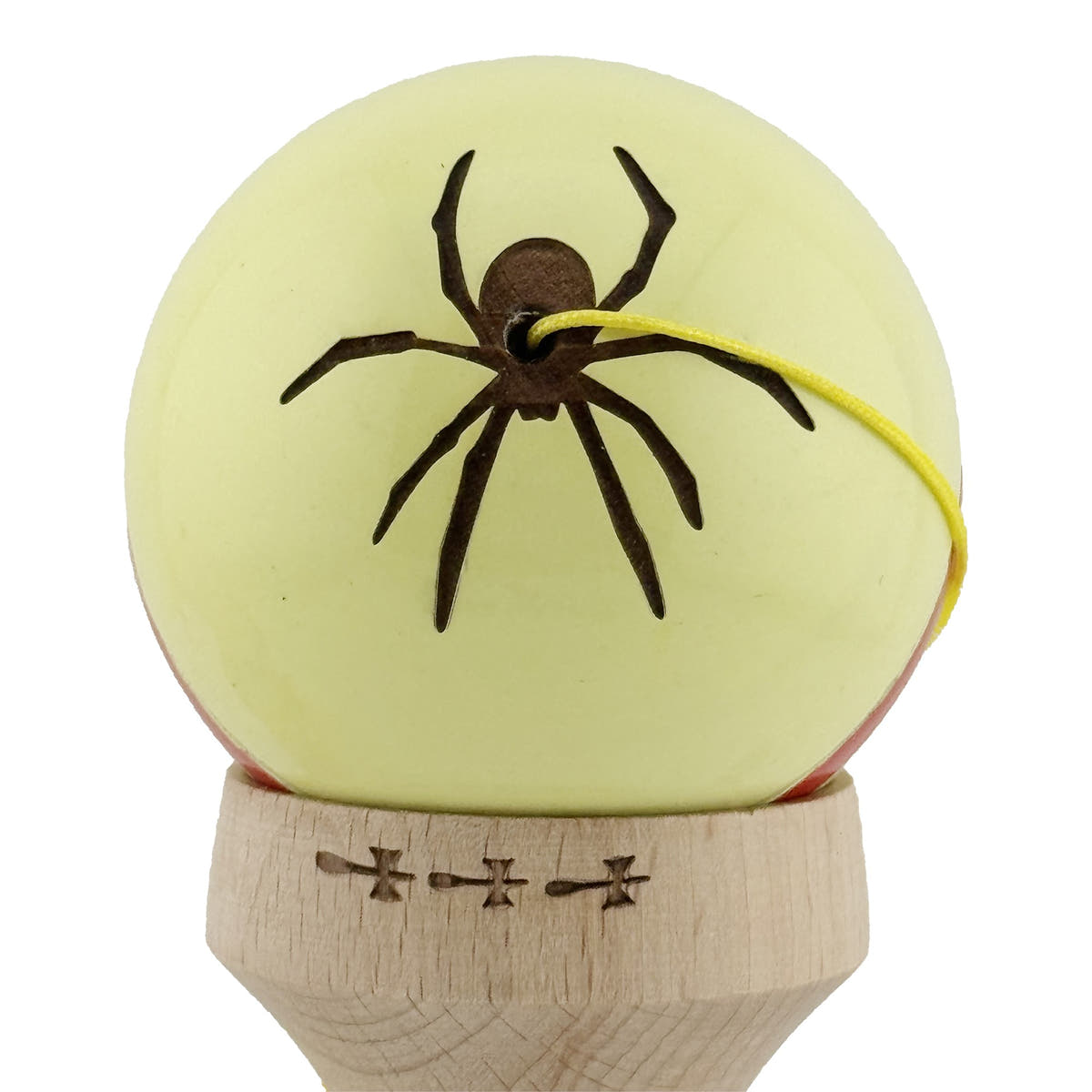 Kendama X Silken Original, Big Cups V3, Gaura in Baza, Super Sticky, Ata 55cm, Rulment Metalic