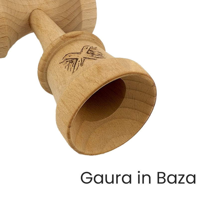 Kendama X Chicanos Original, Big Cups V3, Gaura in Baza, Super Sticky, Ata 55cm, Rulment Metalic