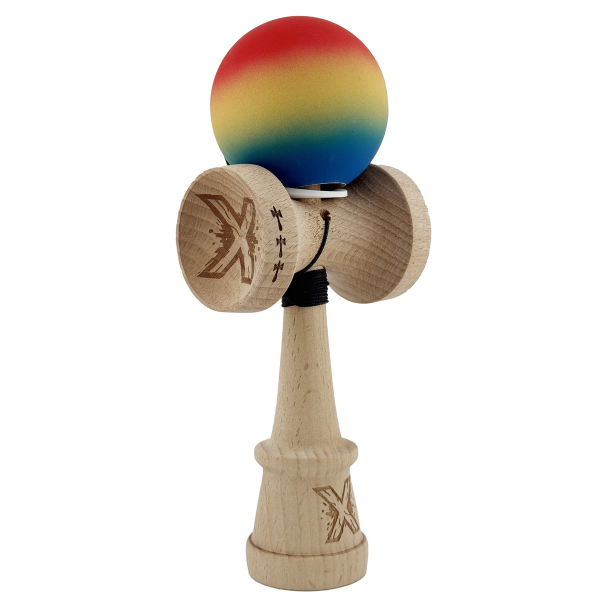 Kendama X Original, Big Cups V3, Gaura in Baza, Super Sticky, Ata 65cm, Rulment Metalic