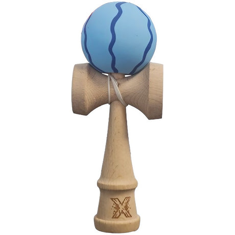 Kendama Original Profesional, Model Multicolor, 18cm, din Lemn, Joc Interactiv, Copii si Adulti