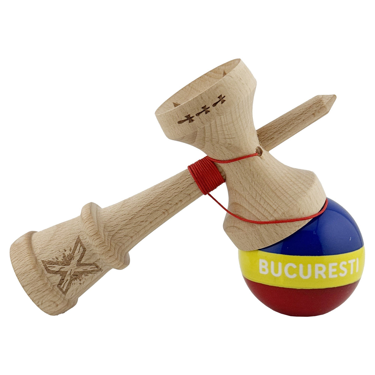 Kendama X Tricolor Original, Series Big Cups V3, Ata 65cm, Super Sticky, Limited Edition