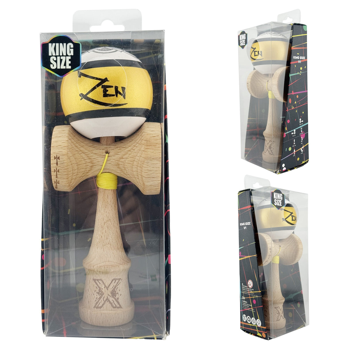 Kendama ZEN Original, Legendary Big Cups V2, Super Sticky, Limited Edition