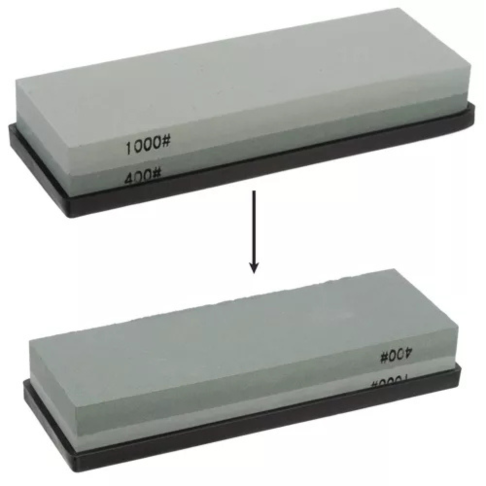 Комплект камъни за заточване на ножове, инструменти, 5 зърна, полиране на кожа, бамбукова стойка