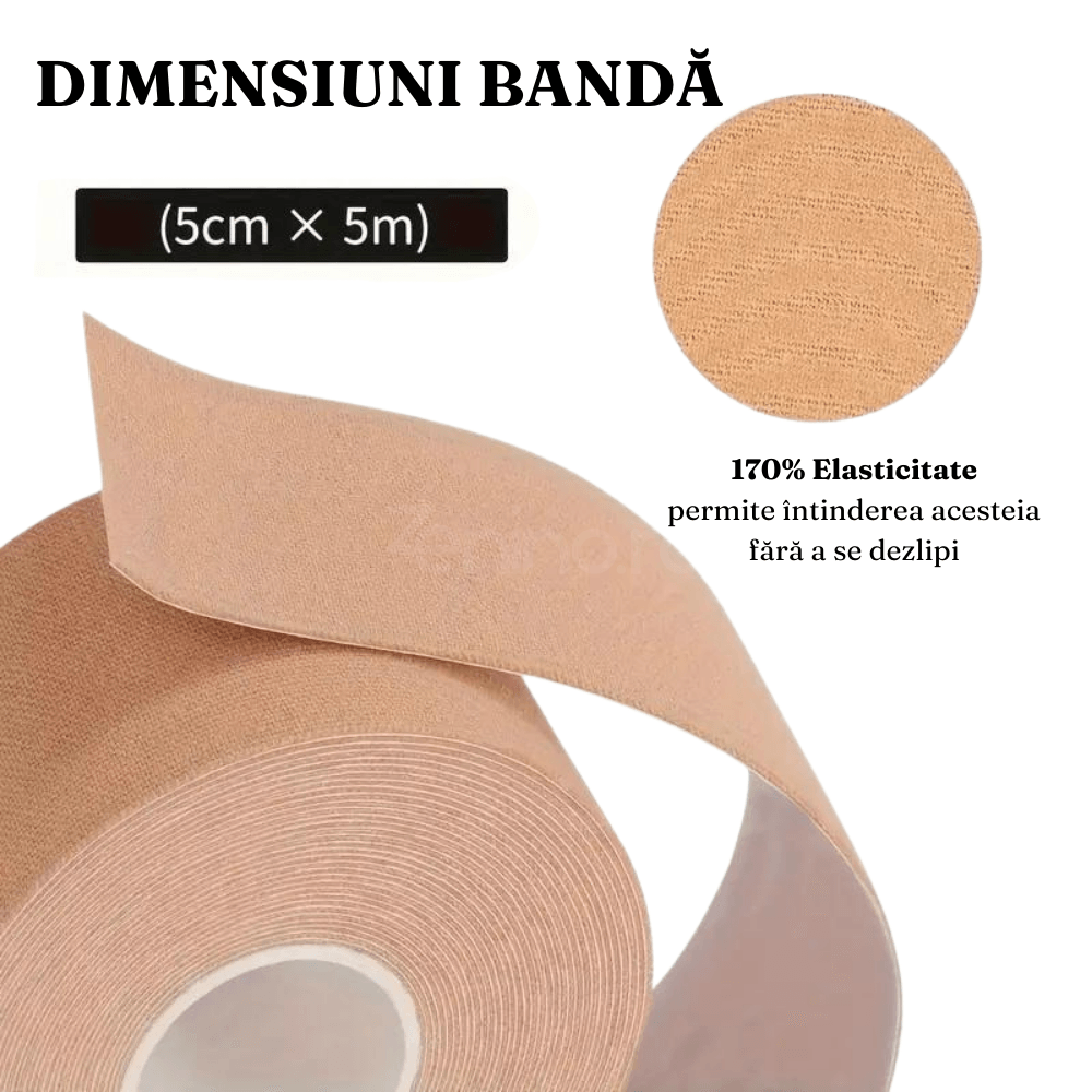 Kinesiology Tape, for Muscle Stretches, Joint Pain, Waterproof, Cotton, Hypoallergenic Adhesive Layer, 5cm x 5m, Beige, Black, Blue