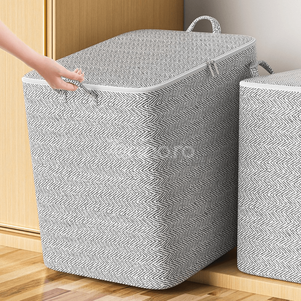 Cutie Depozitare, Material Textil, Model Pliabil, Inchidere cu Fermoar, Rezistent
