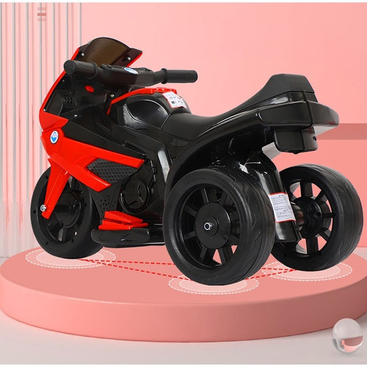 Motocicleta Electrica, Functie Anti-Rasturnare, Lumini si Muzica, cu Acumulator, Copii 1-4 Ani