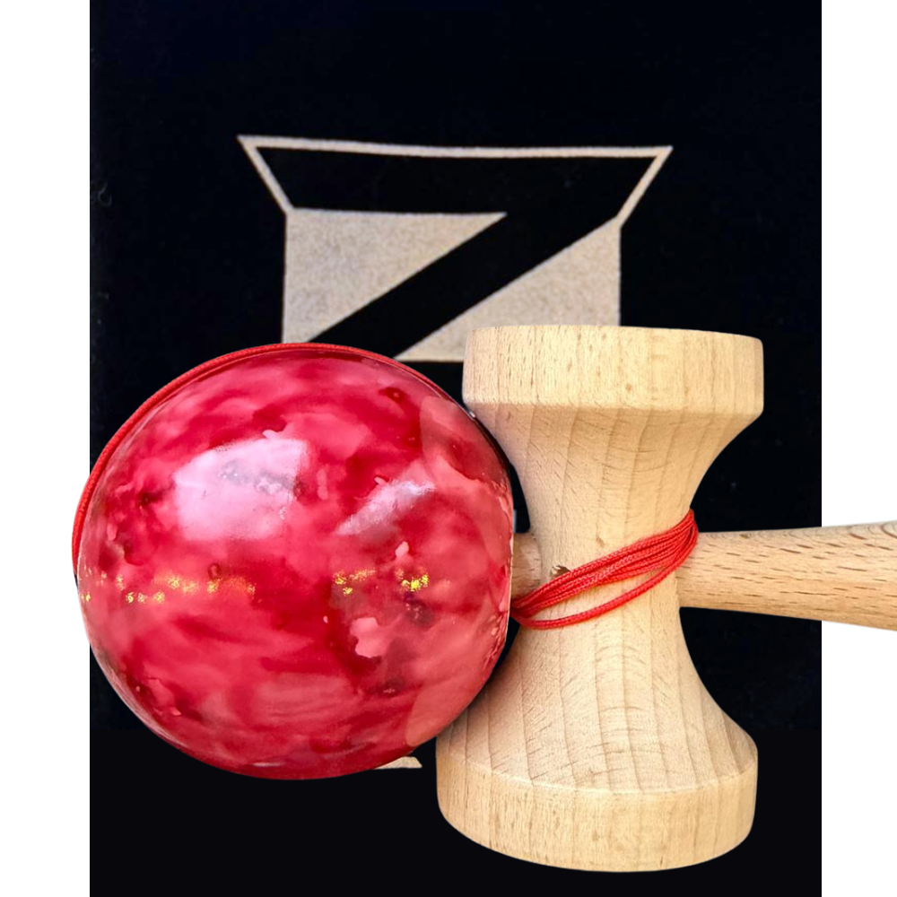 Kendama Zenuk Original, Big Cup, Lemn, Copii si Adulti, Joc Interactivm, Sac Catifea