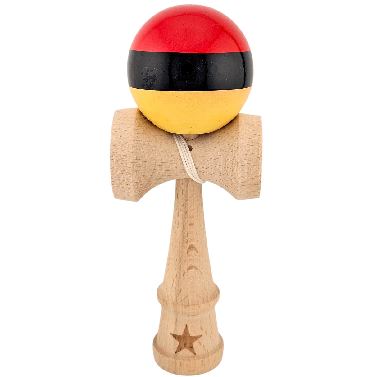 Kendama X Original, Super Sticky, Strat Lucios, Lemn, Copii si Adulti, 18cm, Joc Interactiv