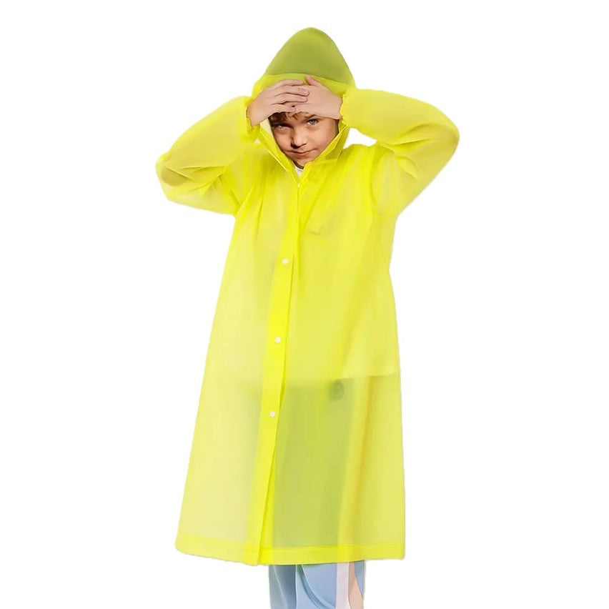 Pelerina de Ploaie Copii, 100-145cm, Prindere cu Capse, Impermeabil