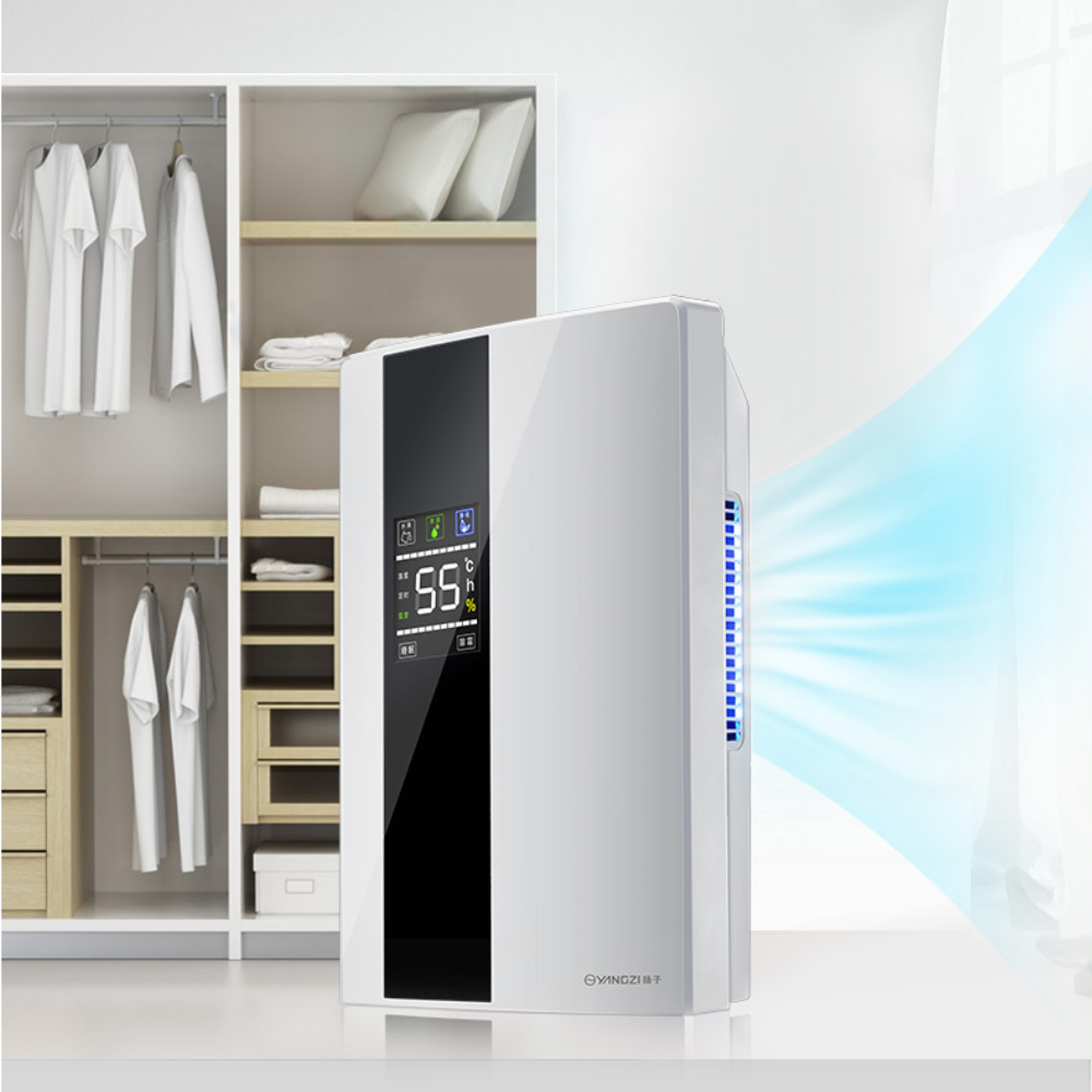 Electric Dehumidifier, 650ml/day, Anti-Mold, 1800ml Tank, 90W, Silent