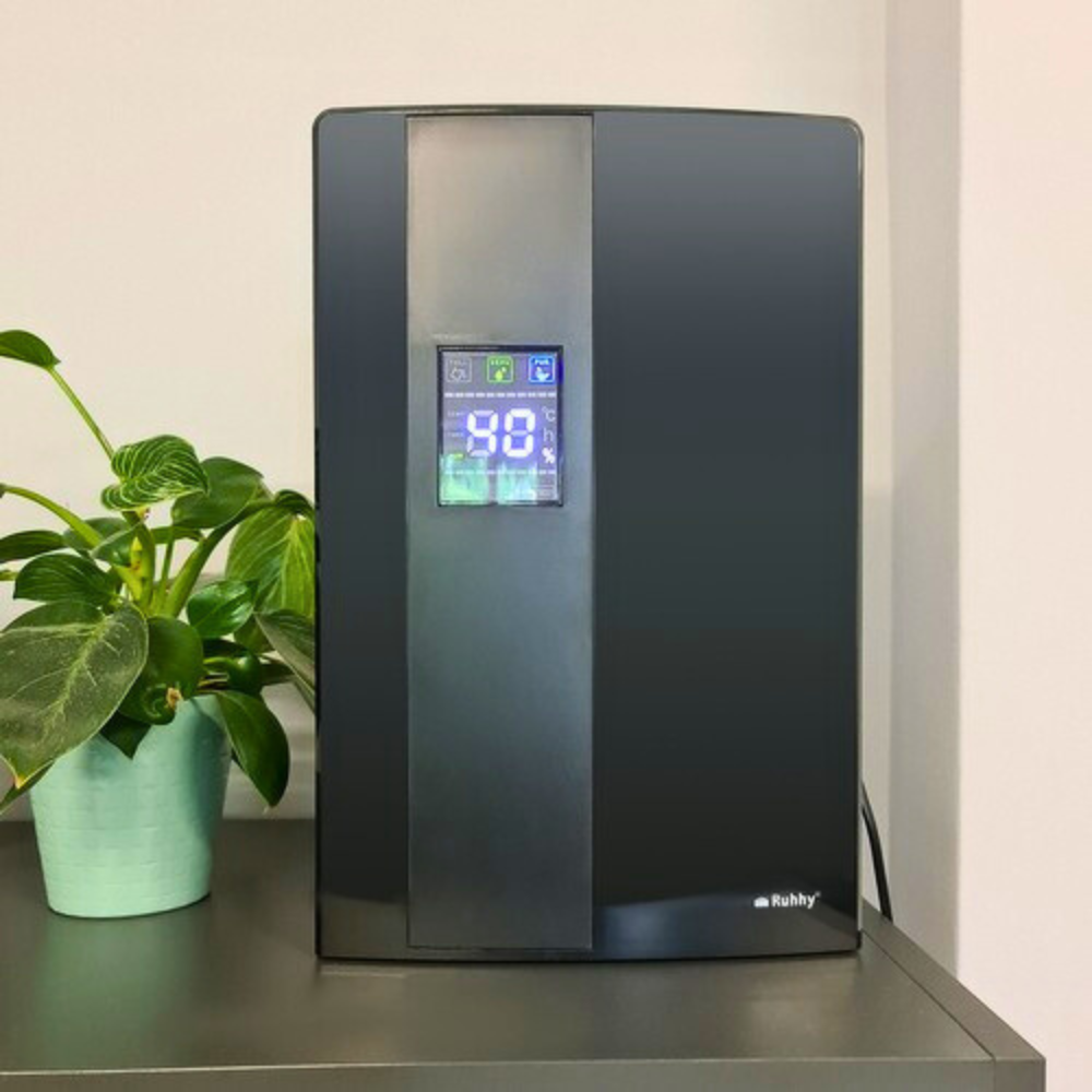 Electric Dehumidifier, 650ml/day, Anti-Mold, 1800ml Tank, 90W, Silent