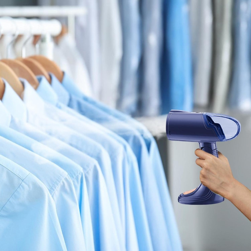 Вертикална парна ютия, 1500 W, резервоар 138 мл, преносима, функция против накип