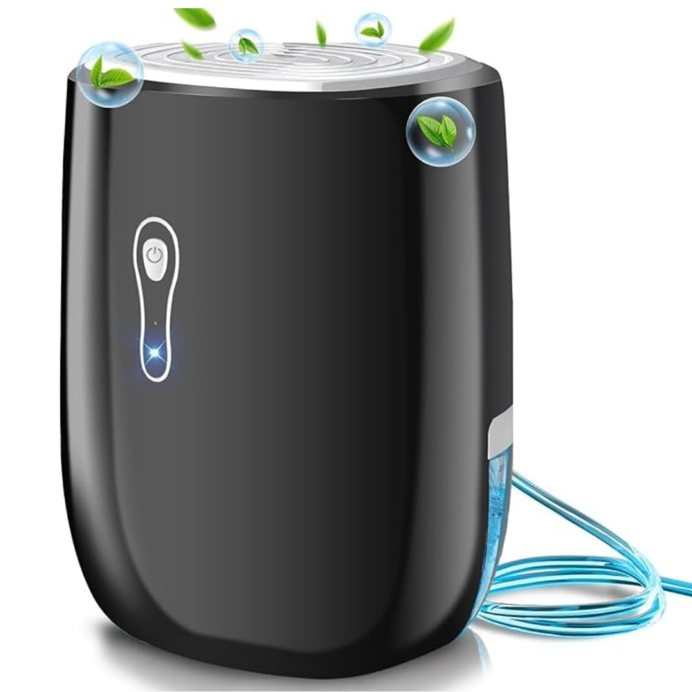 Електрически влагоабсорбатор, против мухъл, ниска консумация на енергия, 330 мл/24 ч, безшумен, резервоар 0,8 л, 22 W