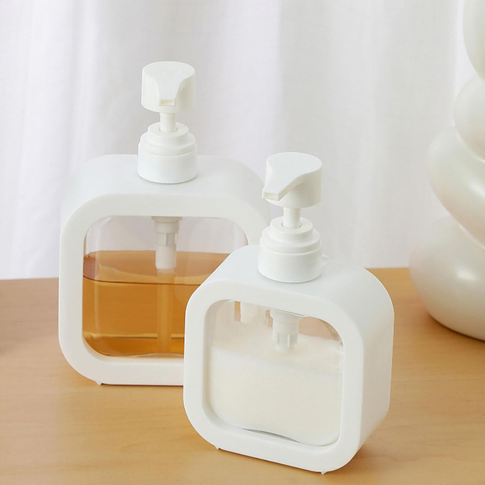 Liquid Soap Dispenser, 500ml Capacity, Universal, 19cm, Transparent
