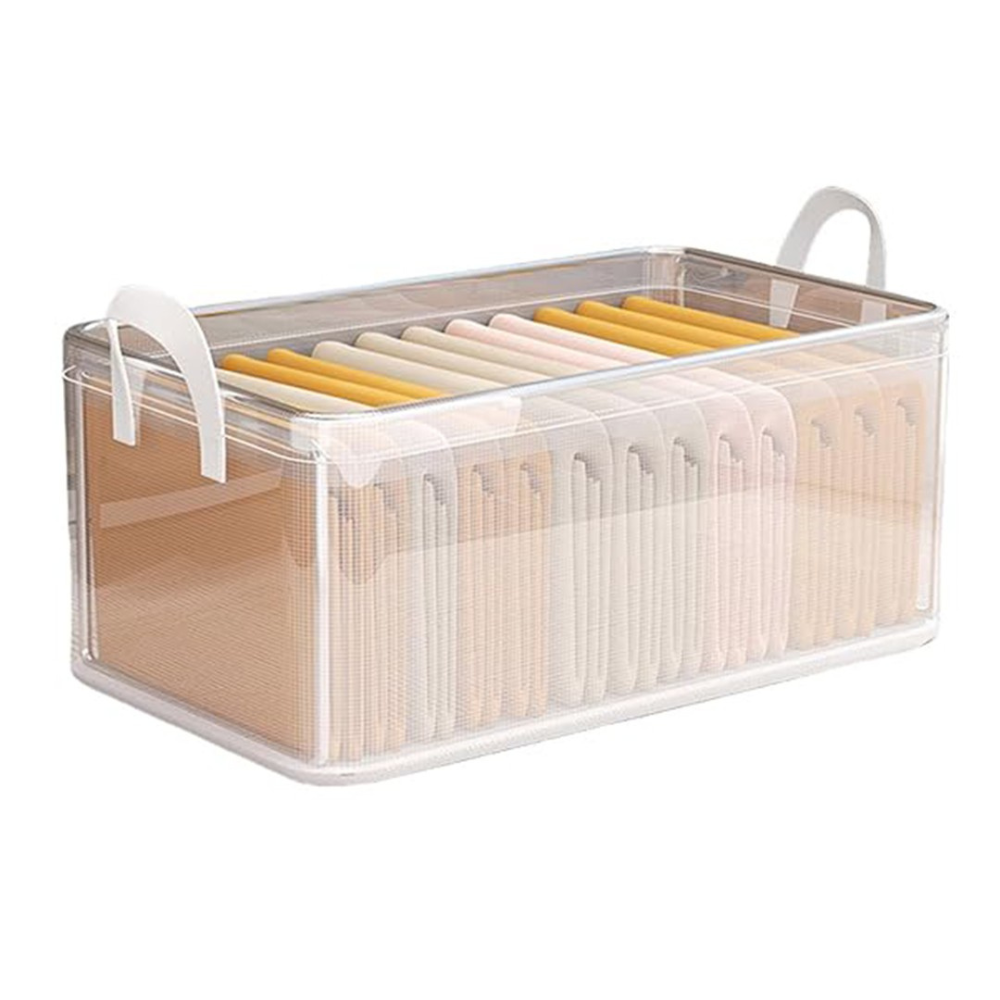 Clothes Storage Box, 26L, Foldable with Handles