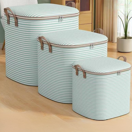 Cutie Depozitare 80-180 Litri, Inchidere cu Fermoar, Material Textil, Pliabil