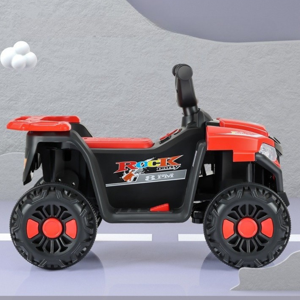 Electric ATV Car, Anti-Tipper Function, Lights and Music, 2-5 Years